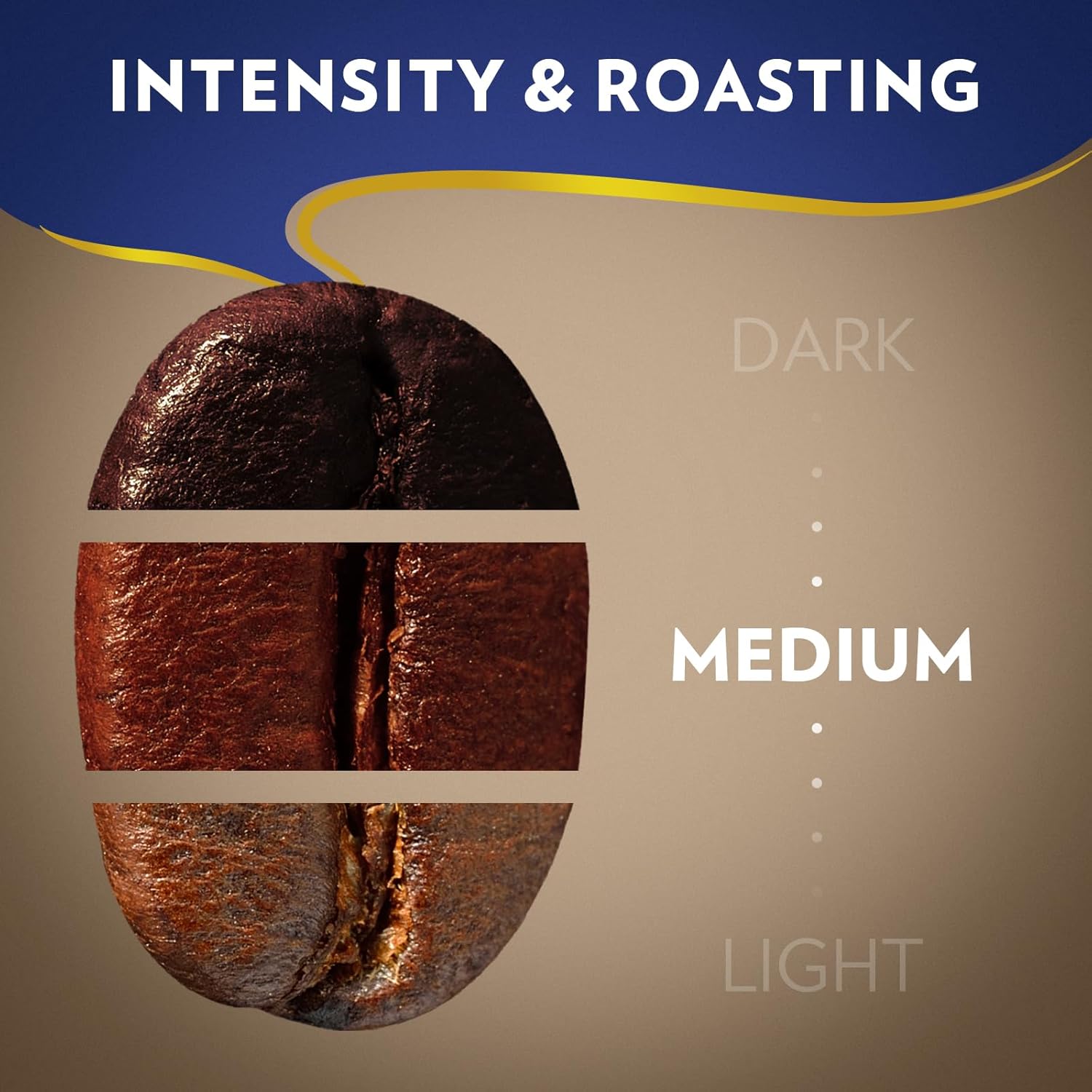 Lavazza Super Crema Whole Bean Coffee, 2.2 lb - Size reference