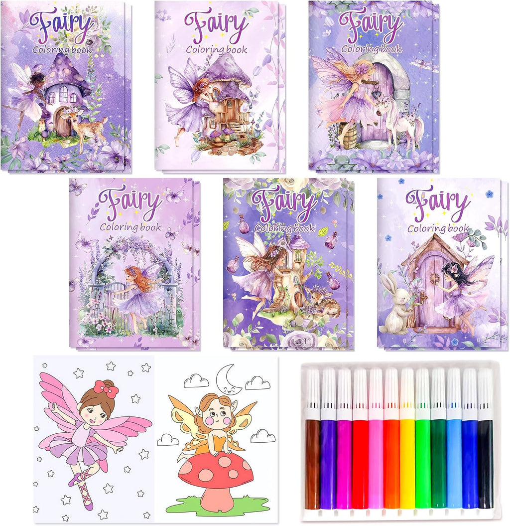 LaVenty Mini Coloring Books Party Favor Set