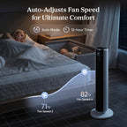 LEVOIT 36 Inch Tower Fan, Quiet Oscillating, Remote - Alternate angle