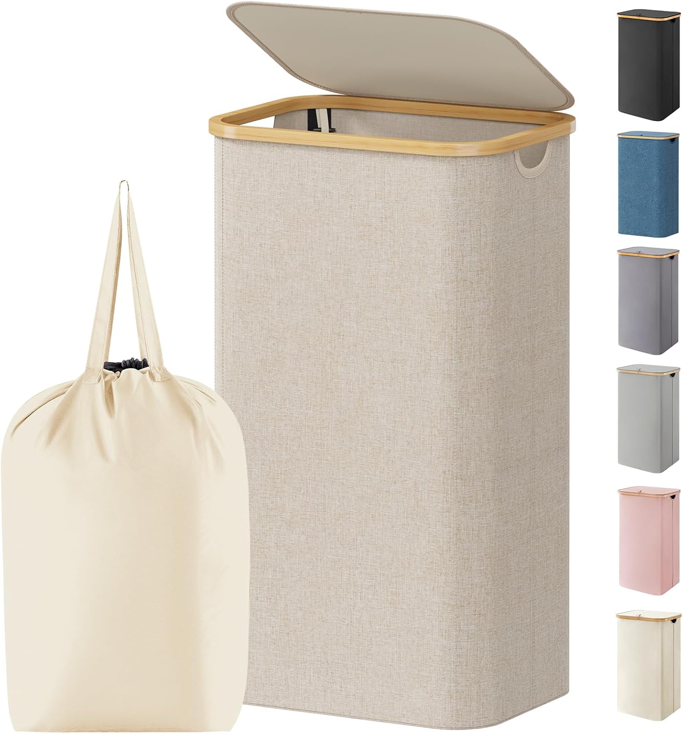 Lifewit 100L Foldable Laundry Basket with Lid