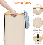 Lifewit 100L Foldable Laundry Basket with Lid - Size reference
