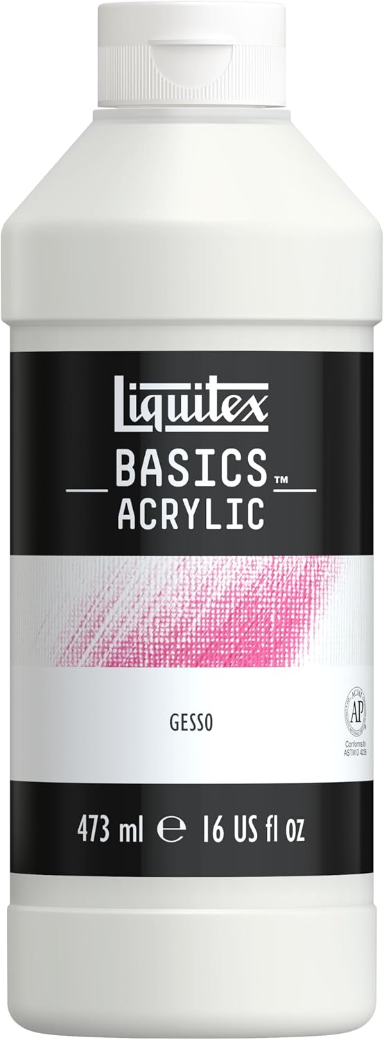 Liquitex Basics Gesso Surface Prep Medium 16oz