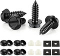 LivTee Rustproof License Plate Screws, 4 Sets