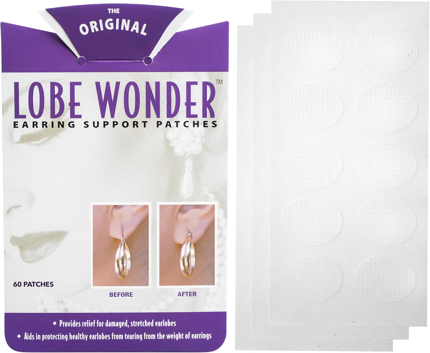 Lobe Wonder Ear Lobe Support Patch