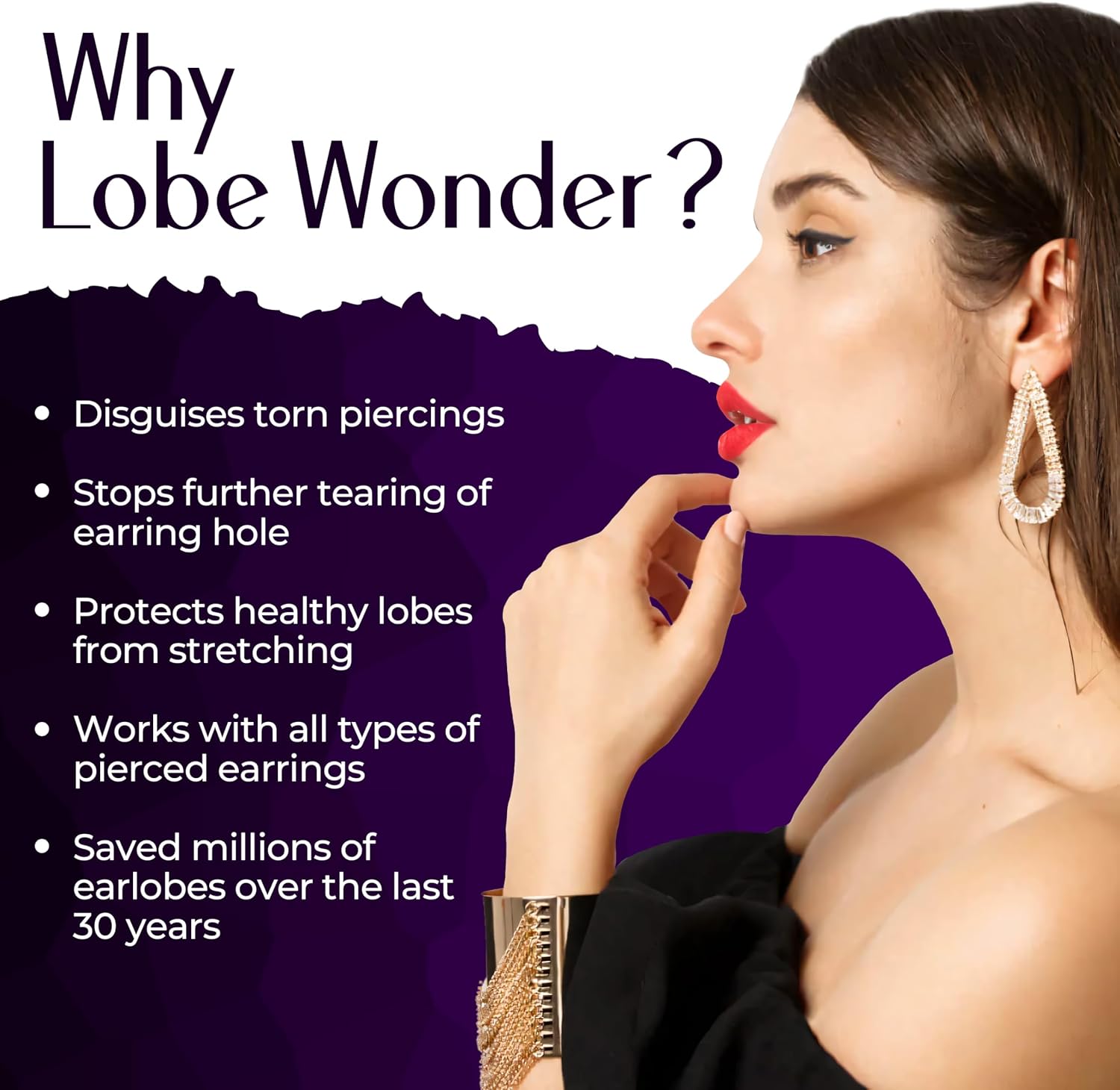 Lobe Wonder Ear Lobe Support Patch - Packaging