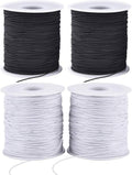 LUSTEMBER Elastic String for Bracelets, 4 Rolls