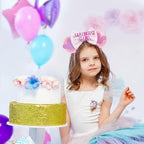 LYLIN Birthday Mouse Ears Headband, Pink - In use
