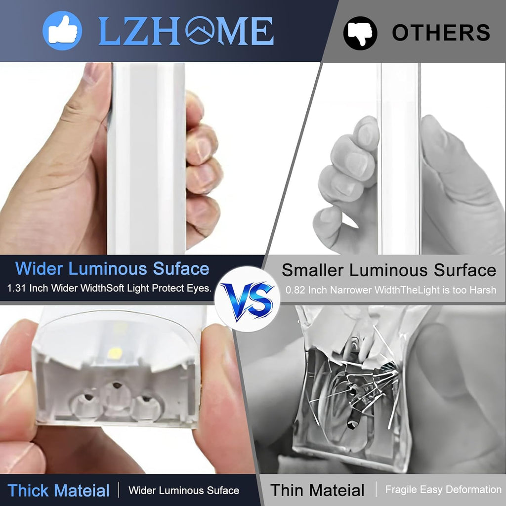 LZHOME Hexagon LED Garage Lights, 25 Pack - Alternate angle