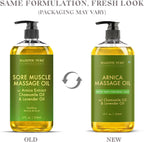 Majestic Pure Arnica Massage Oil - Detail view