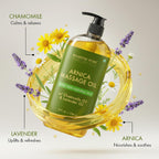 Majestic Pure Arnica Massage Oil - Close-up