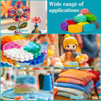 MAQIHAN Acrylic Yarn for Crocheting, 15 Pack - Close-up