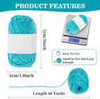 MAQIHAN Acrylic Yarn for Crocheting, 15 Pack - Packaging