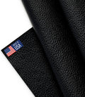 Marine Vinyl Faux Leather Fabric, 1 Yard, Black