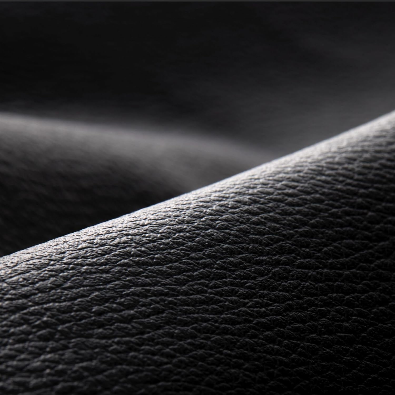 Marine Vinyl Faux Leather Fabric, 1 Yard, Black - Size reference