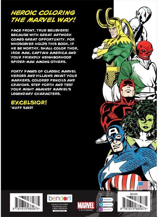 Marvel Comics Advanced Color Poster Board - Detail view