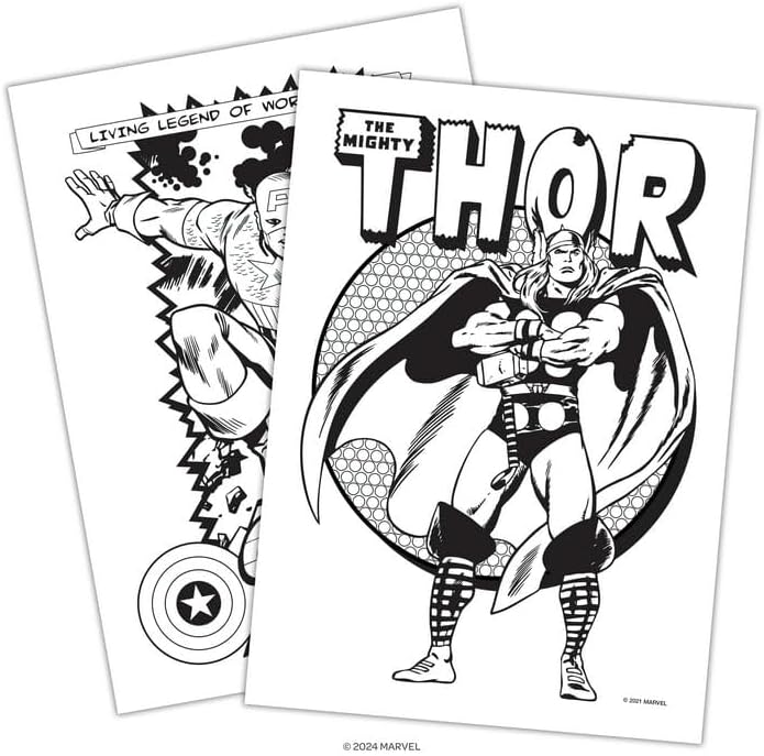 Marvel Comics Advanced Color Poster Board - Size reference