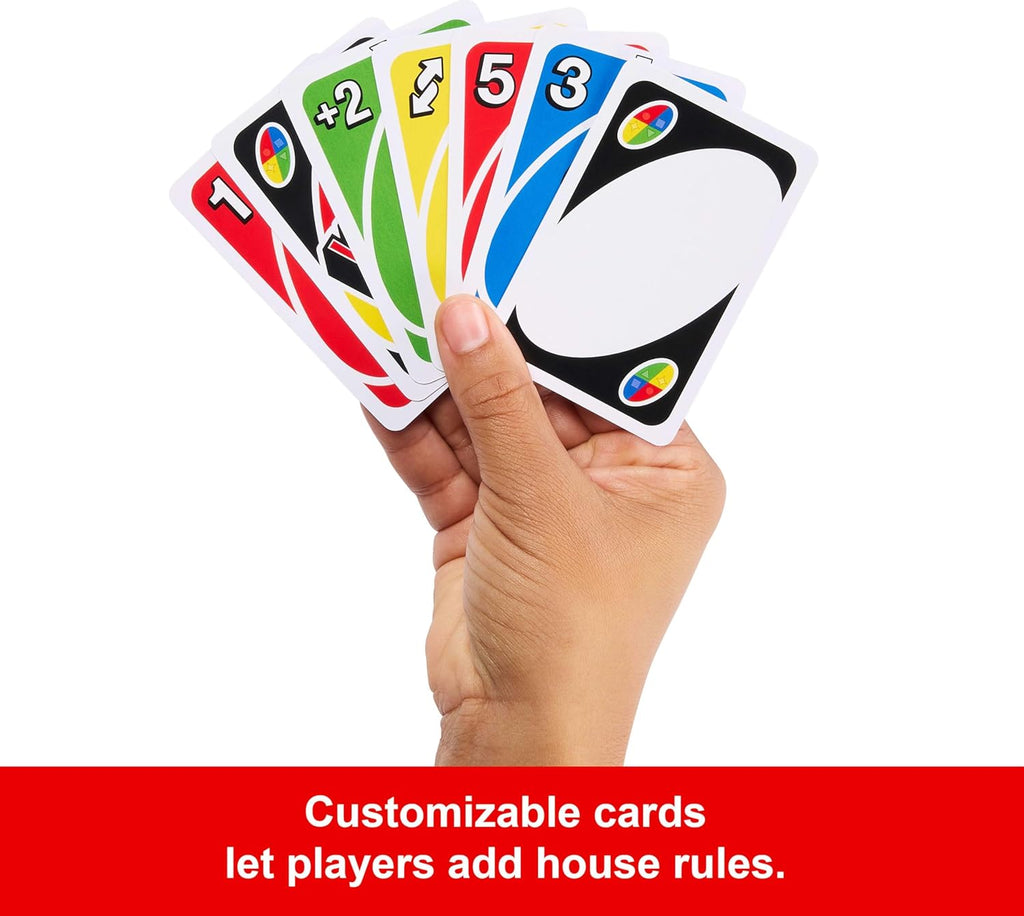 Mattel UNO Card Game - Family Deck - In use