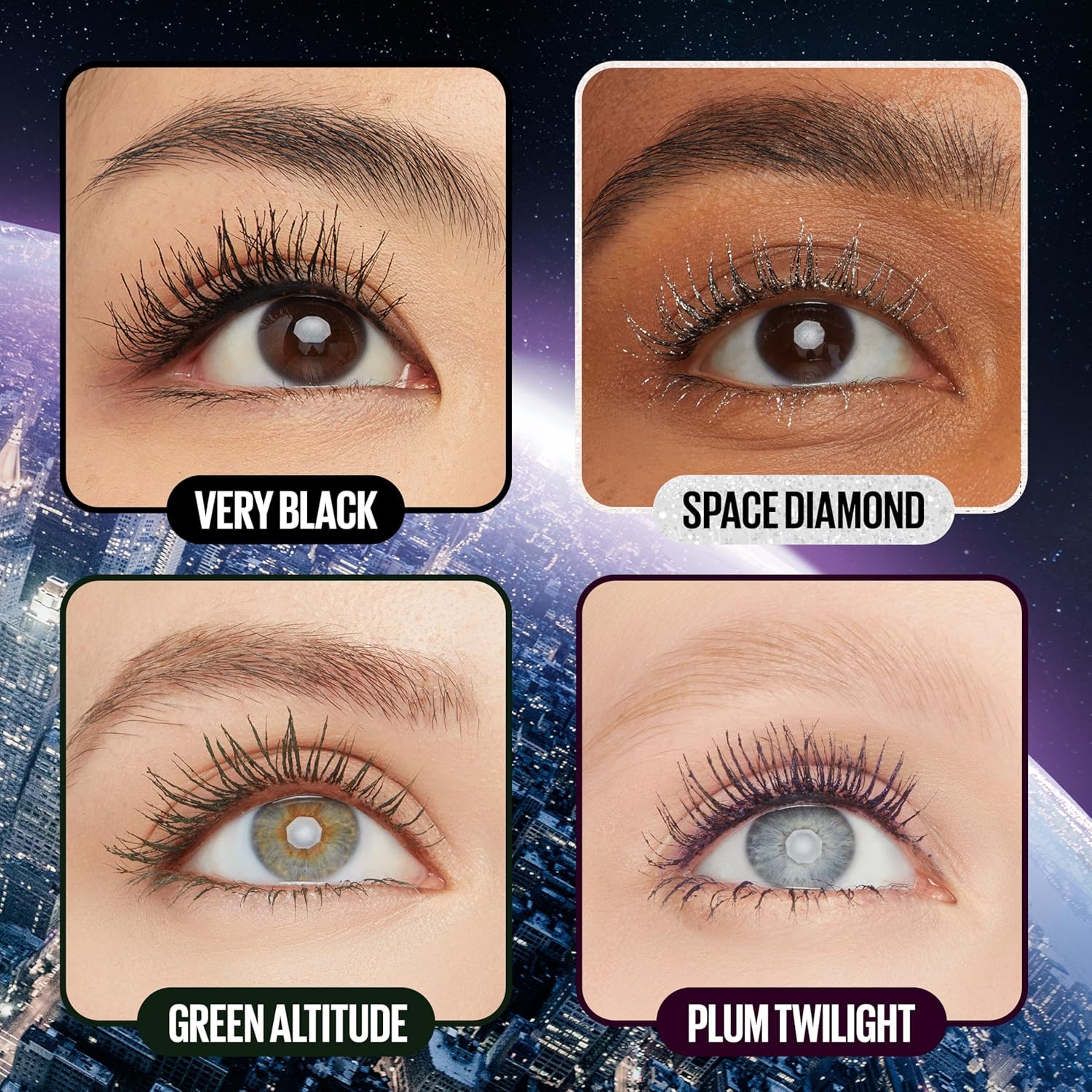 Maybelline Sky High Mascara - Blackest Black - Size reference