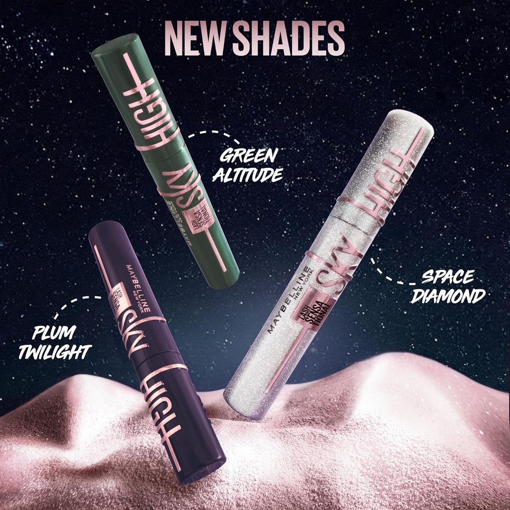 Maybelline Sky High Mascara - Blackest Black - In use