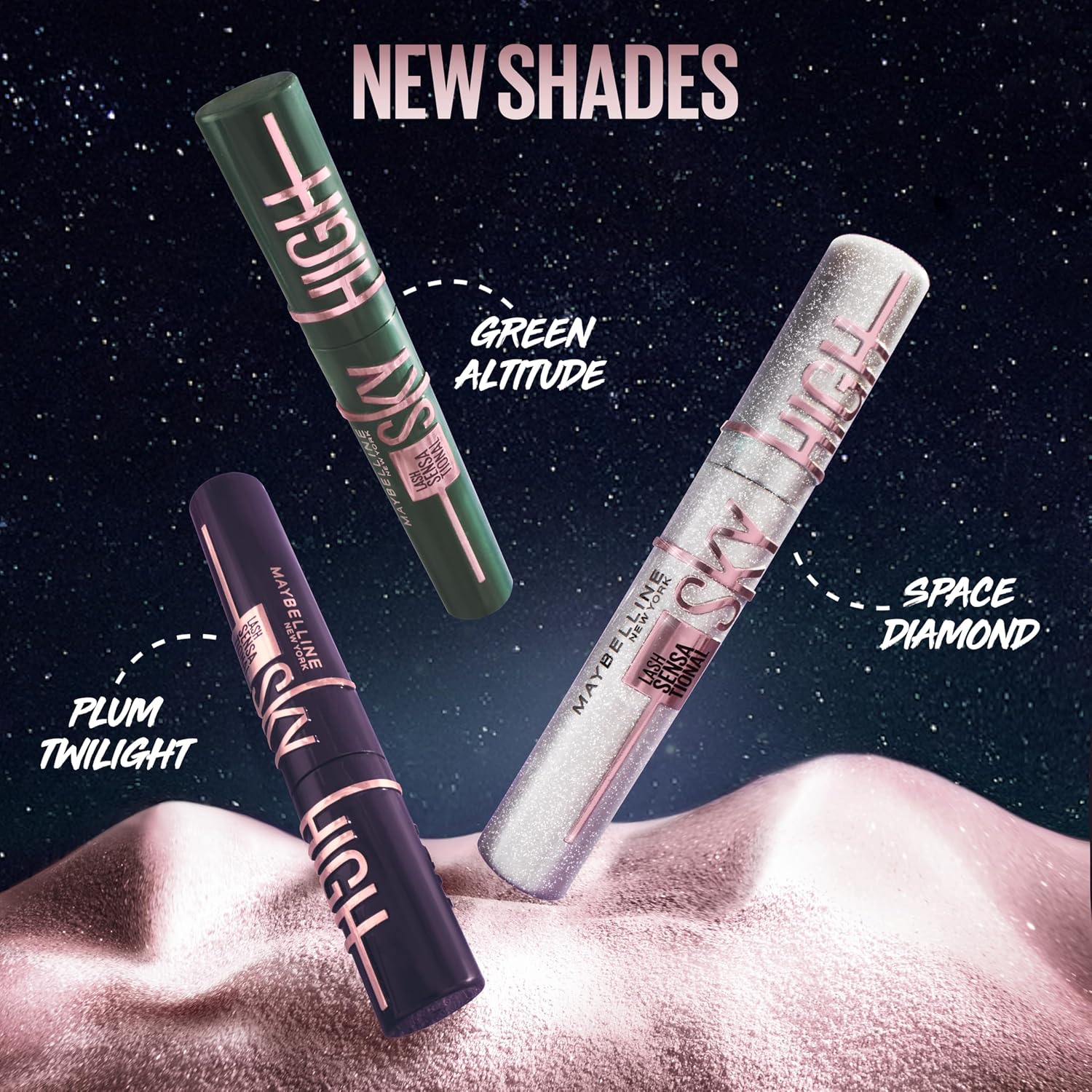 Maybelline Sky High Mascara - Blackest Black - In use