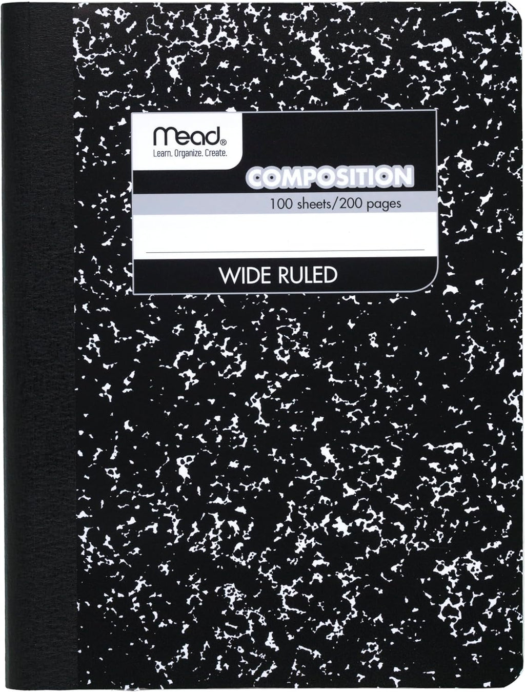 Mead Composition Notebook - Black Marble