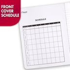 Mead Composition Notebook - Black Marble - Close-up