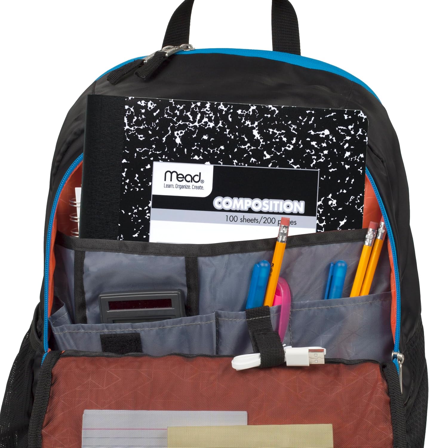 Mead Composition Notebook - Black Marble - Packaging
