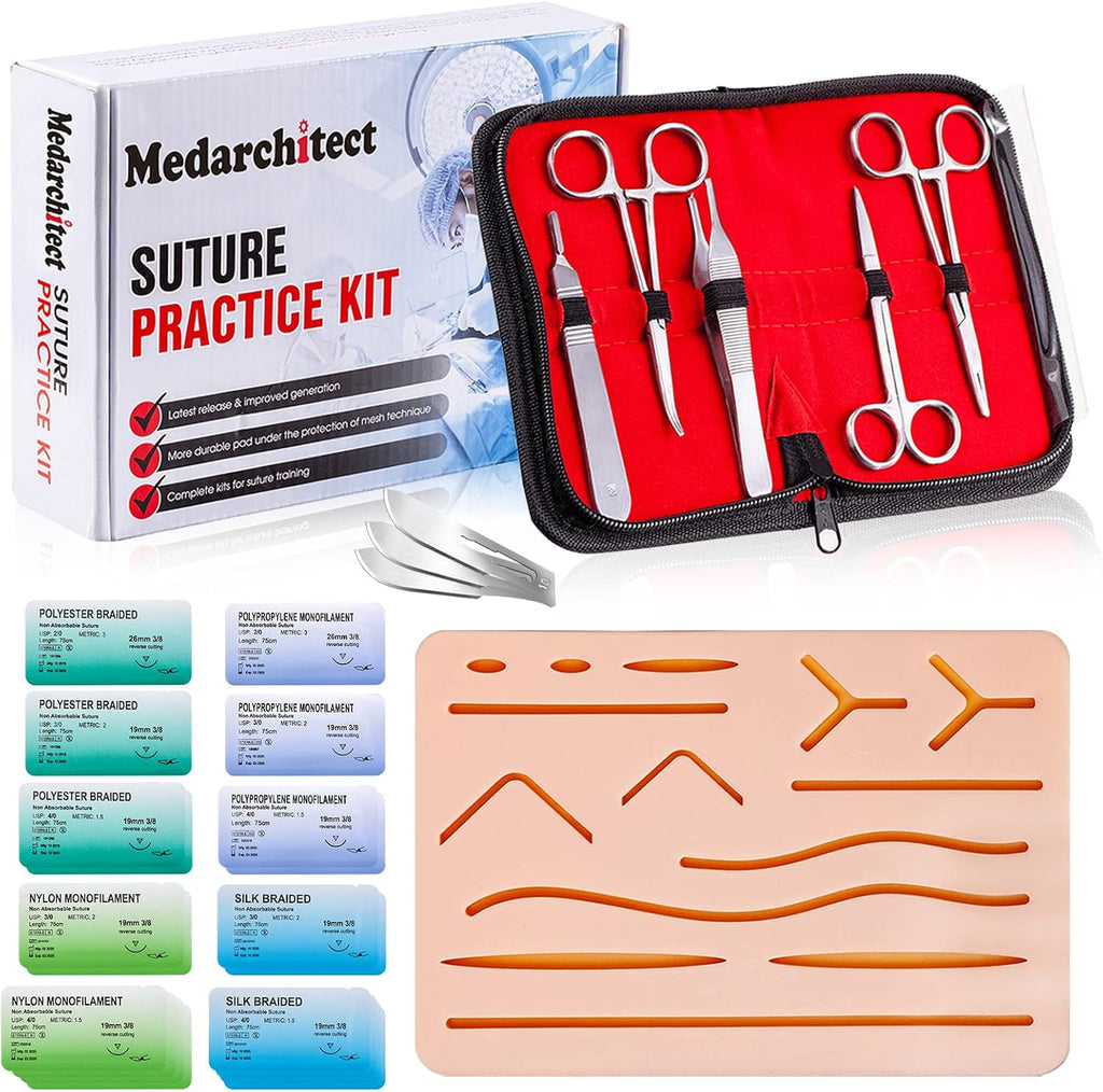 Medarchitect Suture Practice Kit - 30 Pc