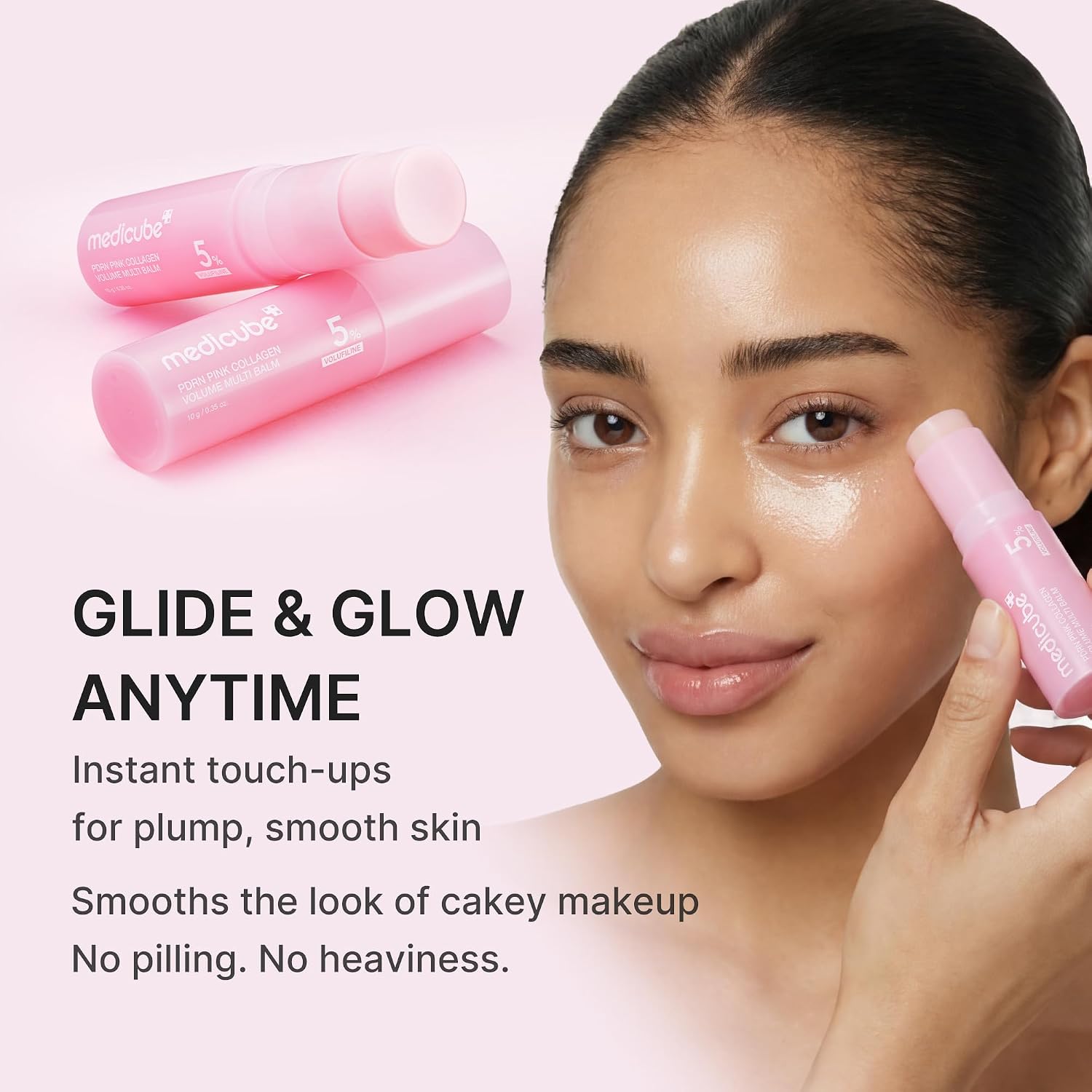 medicube PDRN Collagen Balm Stick - In use