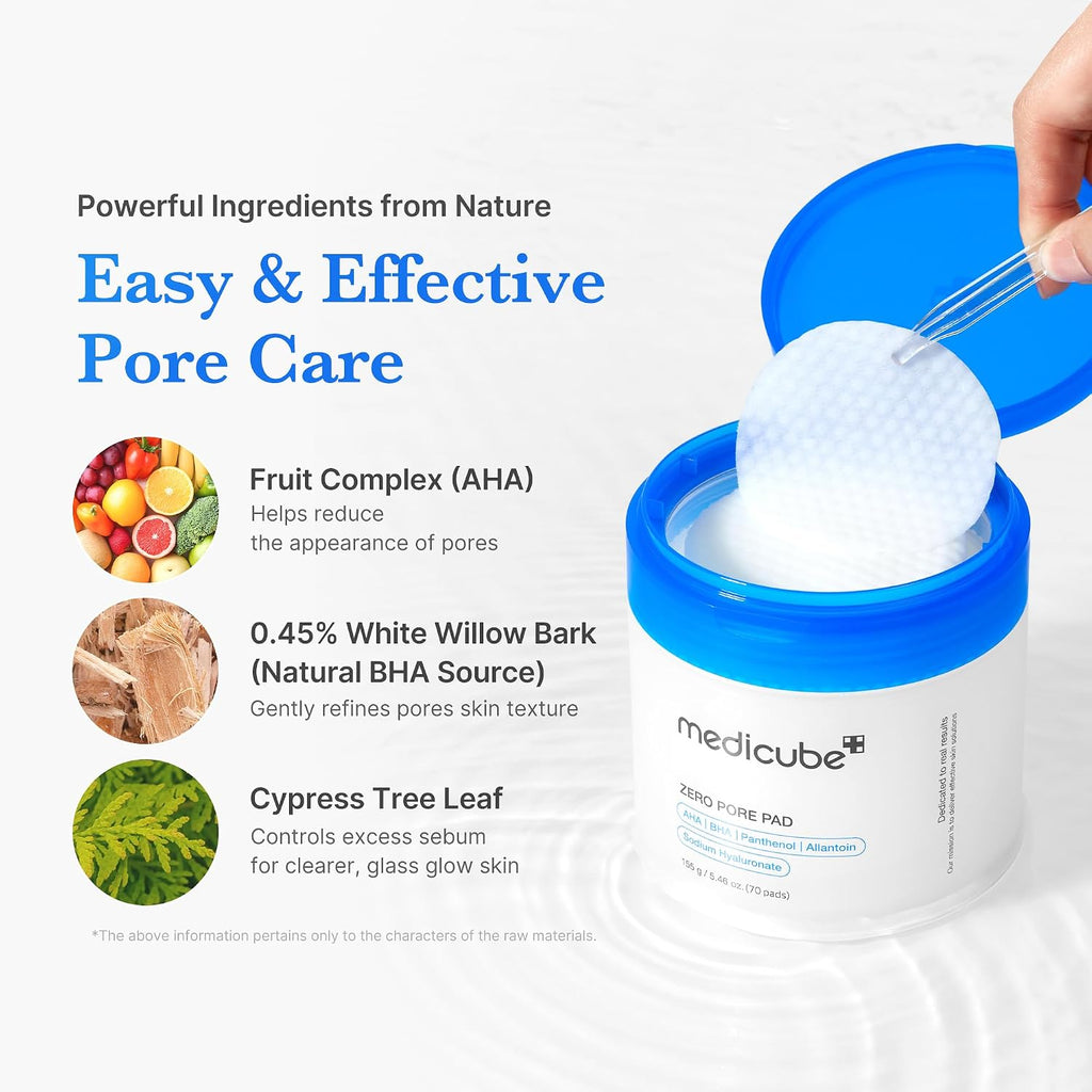 medicube Zero Pore Pad 2.0 Toner Pads - Close-up