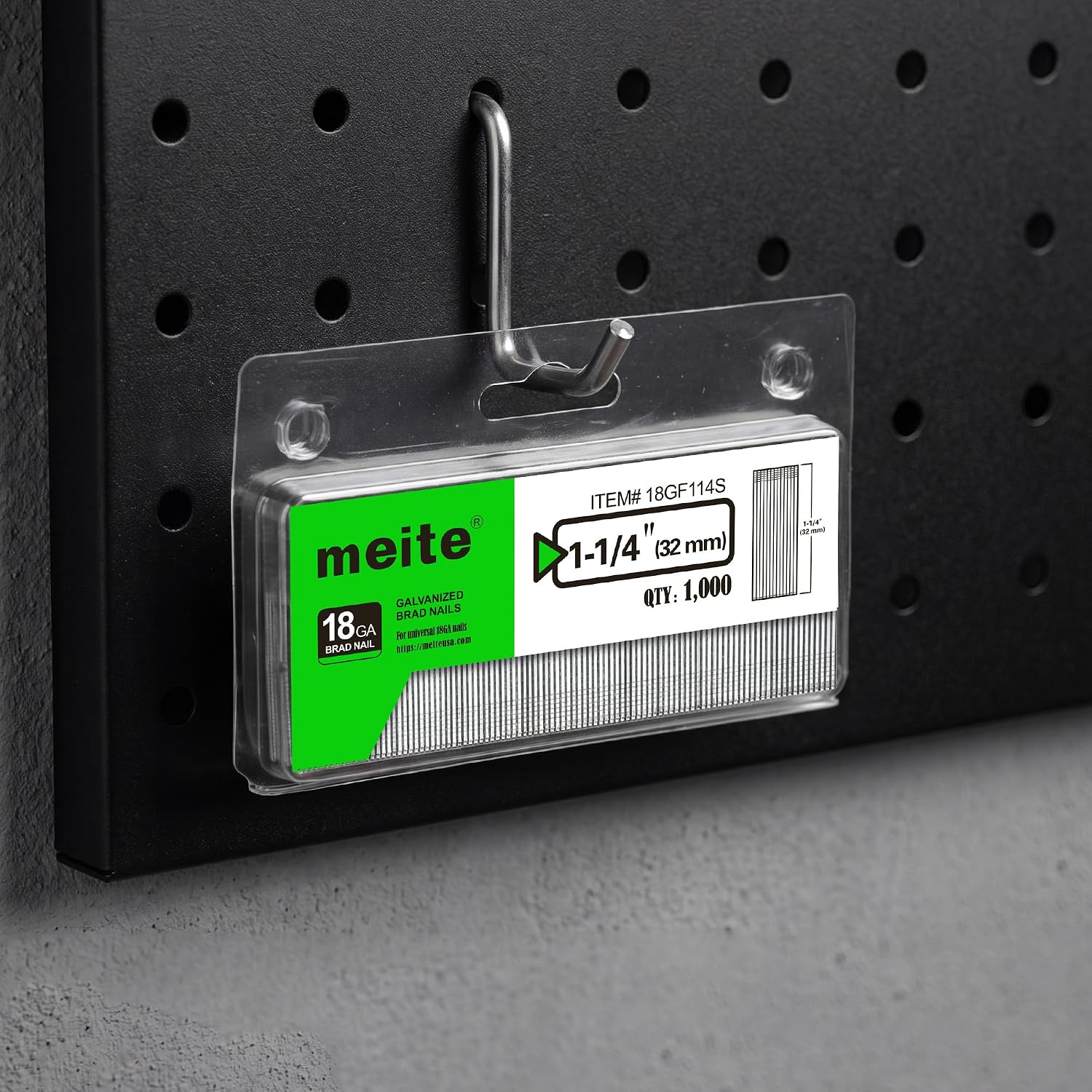 meite 18 Gauge Brad Nails - 1000 Count - Additional view