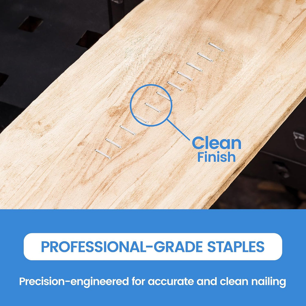 meite T50 Staples - 3/8 Inch Galvanized - In use