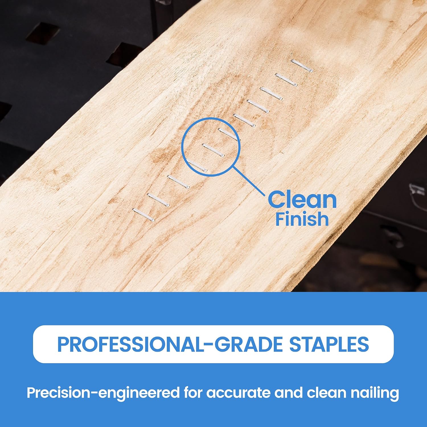 meite T50 Staples - 3/8 Inch Galvanized - In use