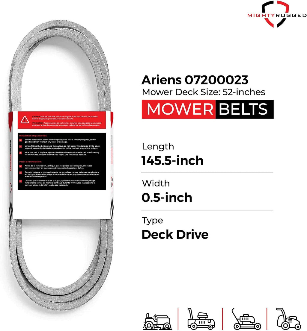 MightyRugged Belt 07200023 for Ariens 52" - Detail view