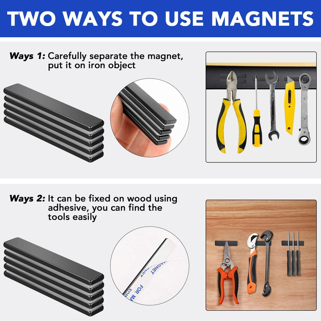 MIKEDE Neodymium Magnets - 5 Pack - In use