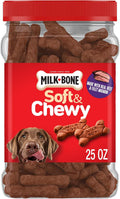 Milk-Bone Soft & Chewy Dog Treats, Beef & Filet Mignon