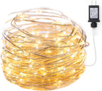 Minetom 33Ft 100 LED Fairy Lights, Warm White