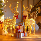 Minetom 33Ft 100 LED Fairy Lights, Warm White - Close-up