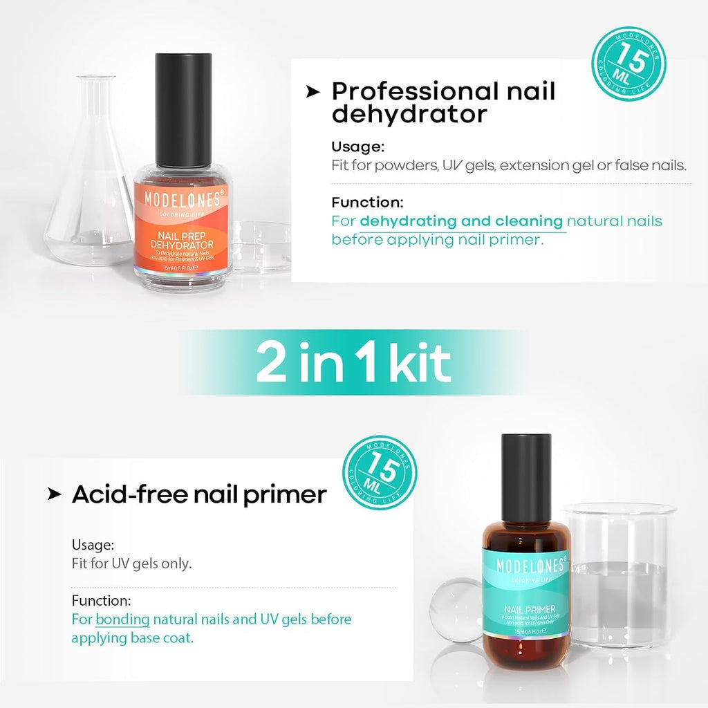 modelones Nail Dehydrator & Primer, 15mL - Detail view