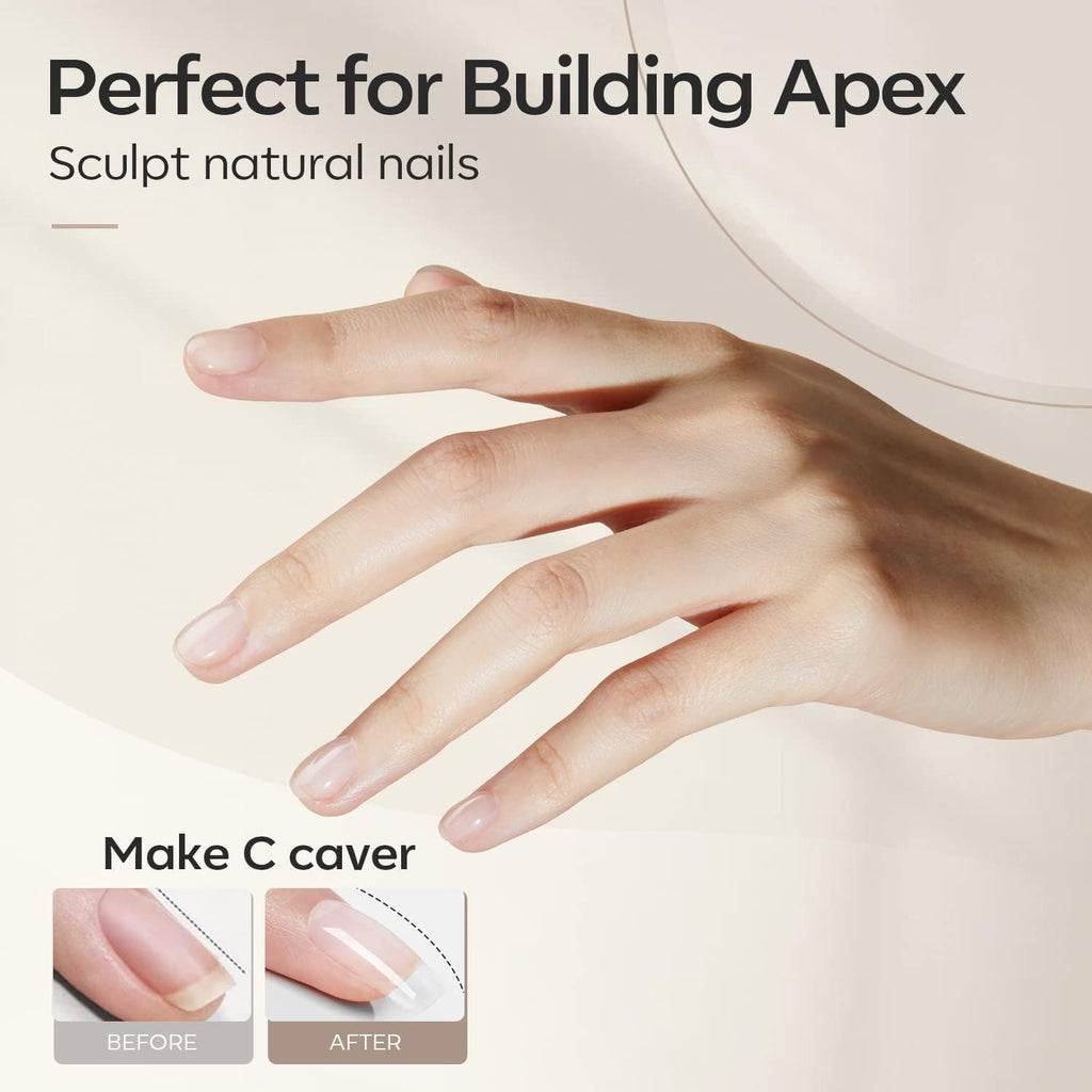 modelones 7-in-1 Builder Nail Gel - Size reference