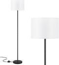 Modern 60in Floor Lamp with White Shade