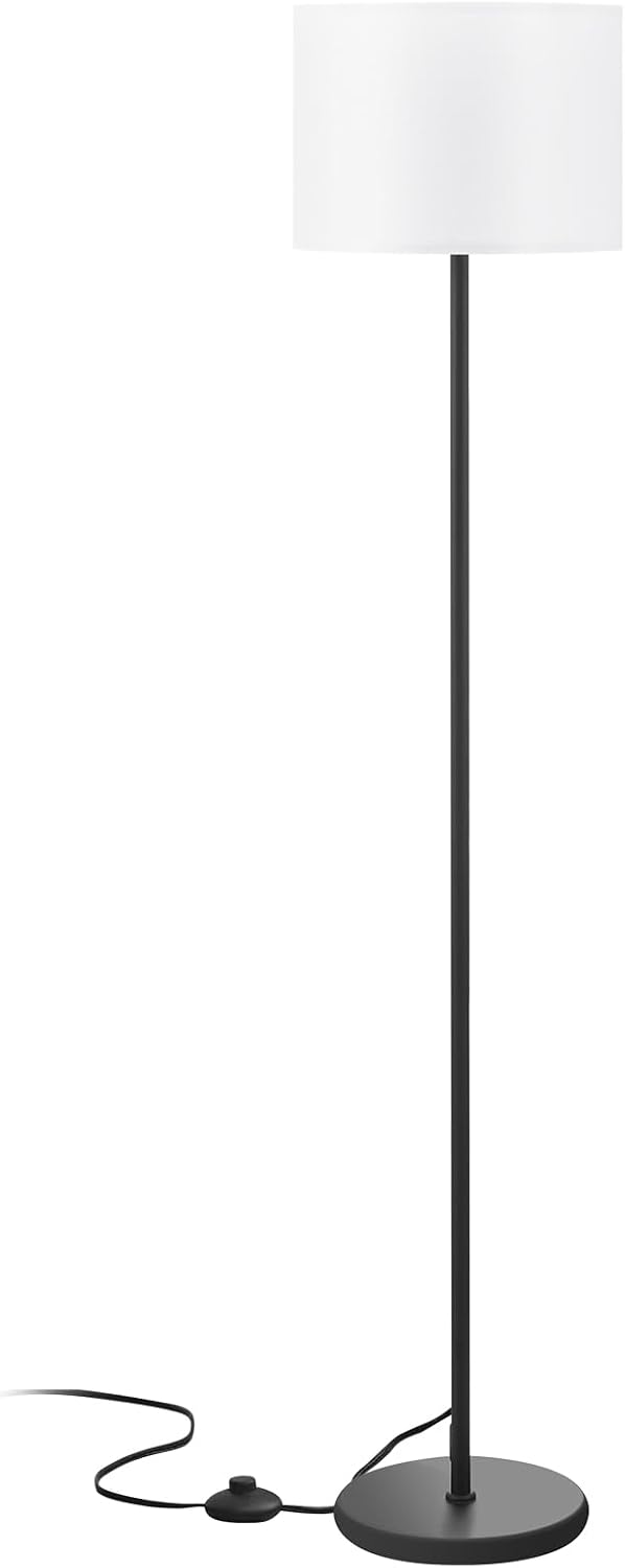 Modern 60in Floor Lamp with White Shade - Additional view