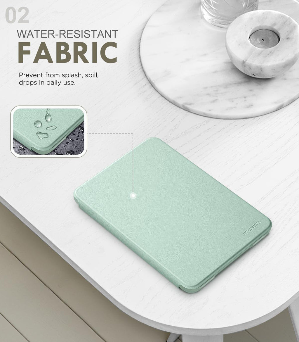 MoKo Case for 6in Kindle 11th Gen, Matcha - Alternate angle