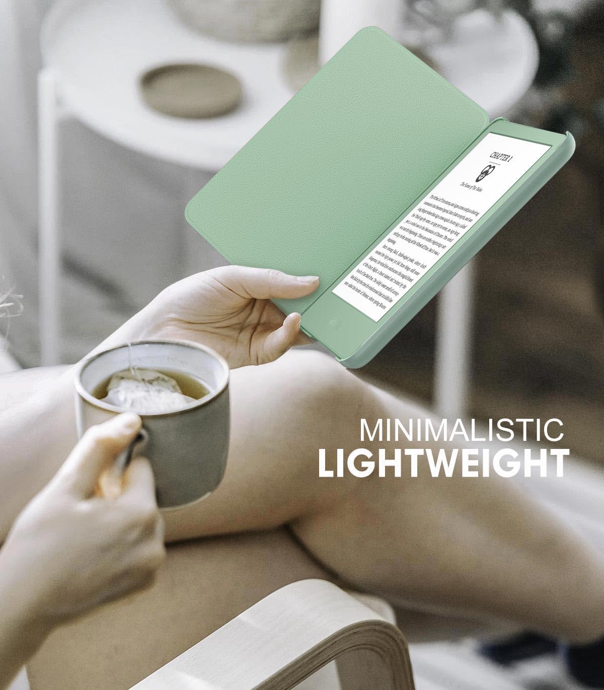 MoKo Case for 6in Kindle 11th Gen, Matcha - Packaging