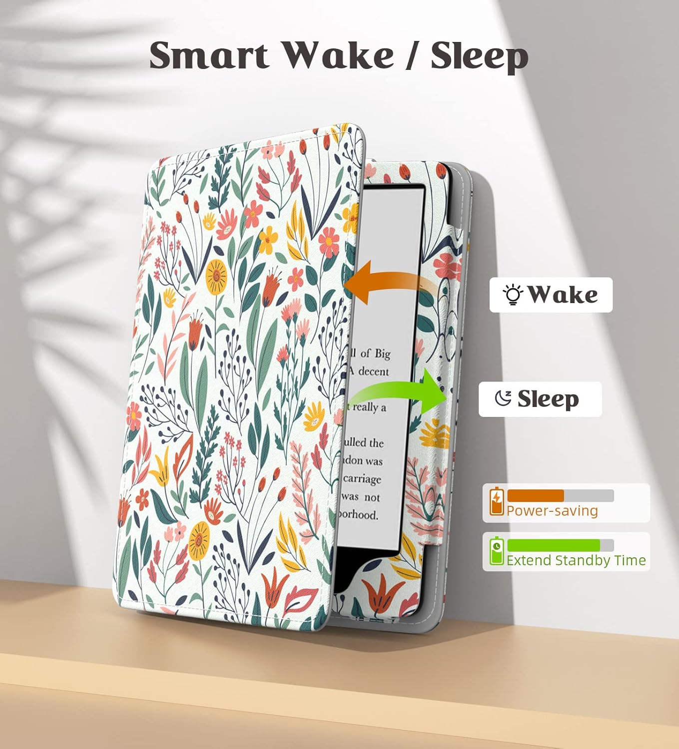 MoKo Case for Kindle Paperwhite & Colorsoft - Size reference