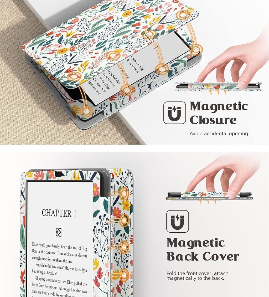 MoKo Case for Kindle Paperwhite & Colorsoft - In use