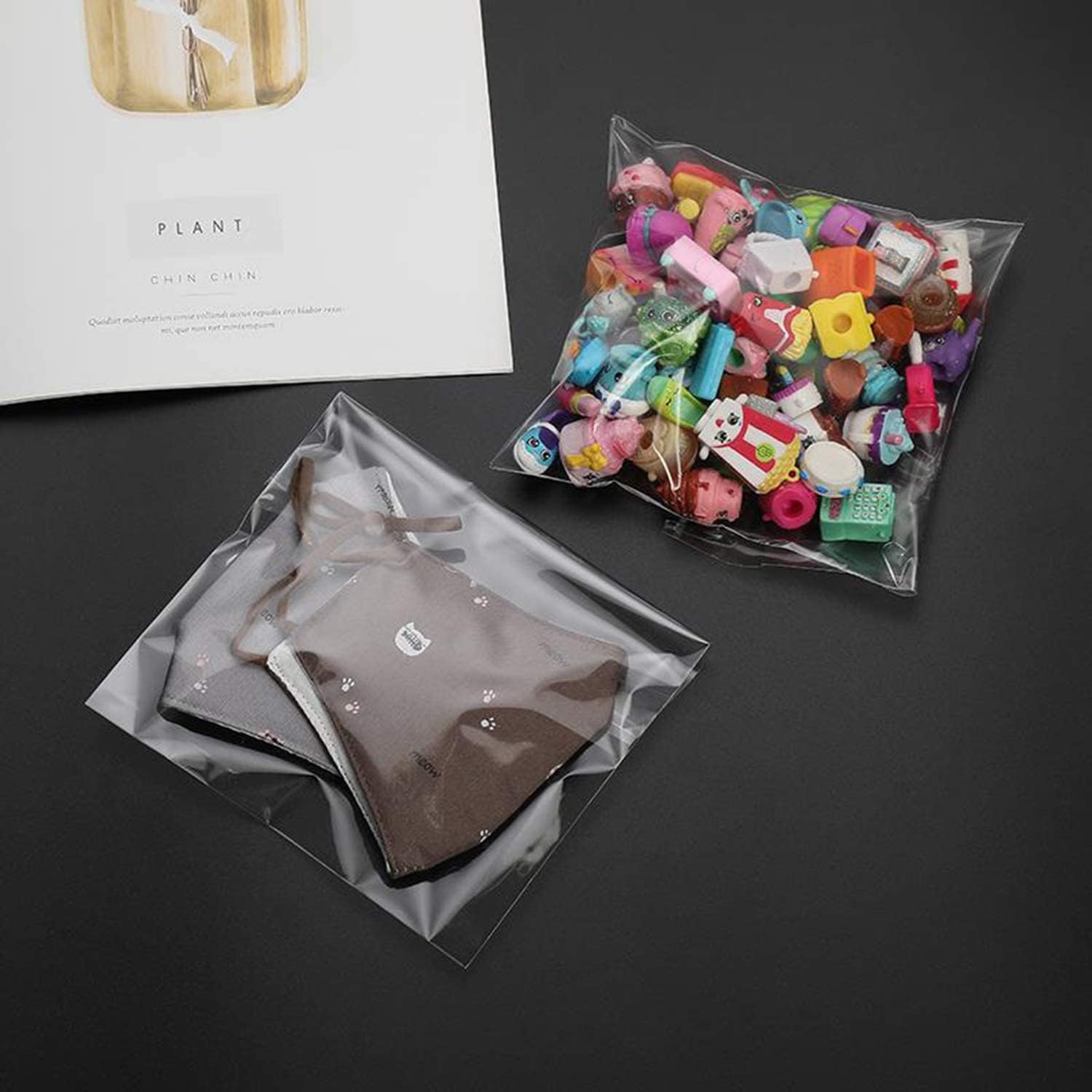 Morepack Cellophane Bags 5x7in 200pk - In use