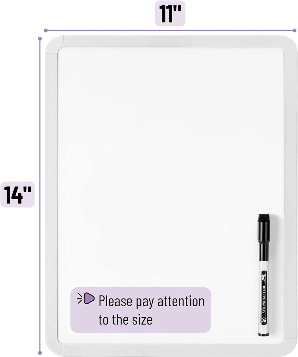 Mr. Pen Dry Erase Board 14x11 White - Alternate angle