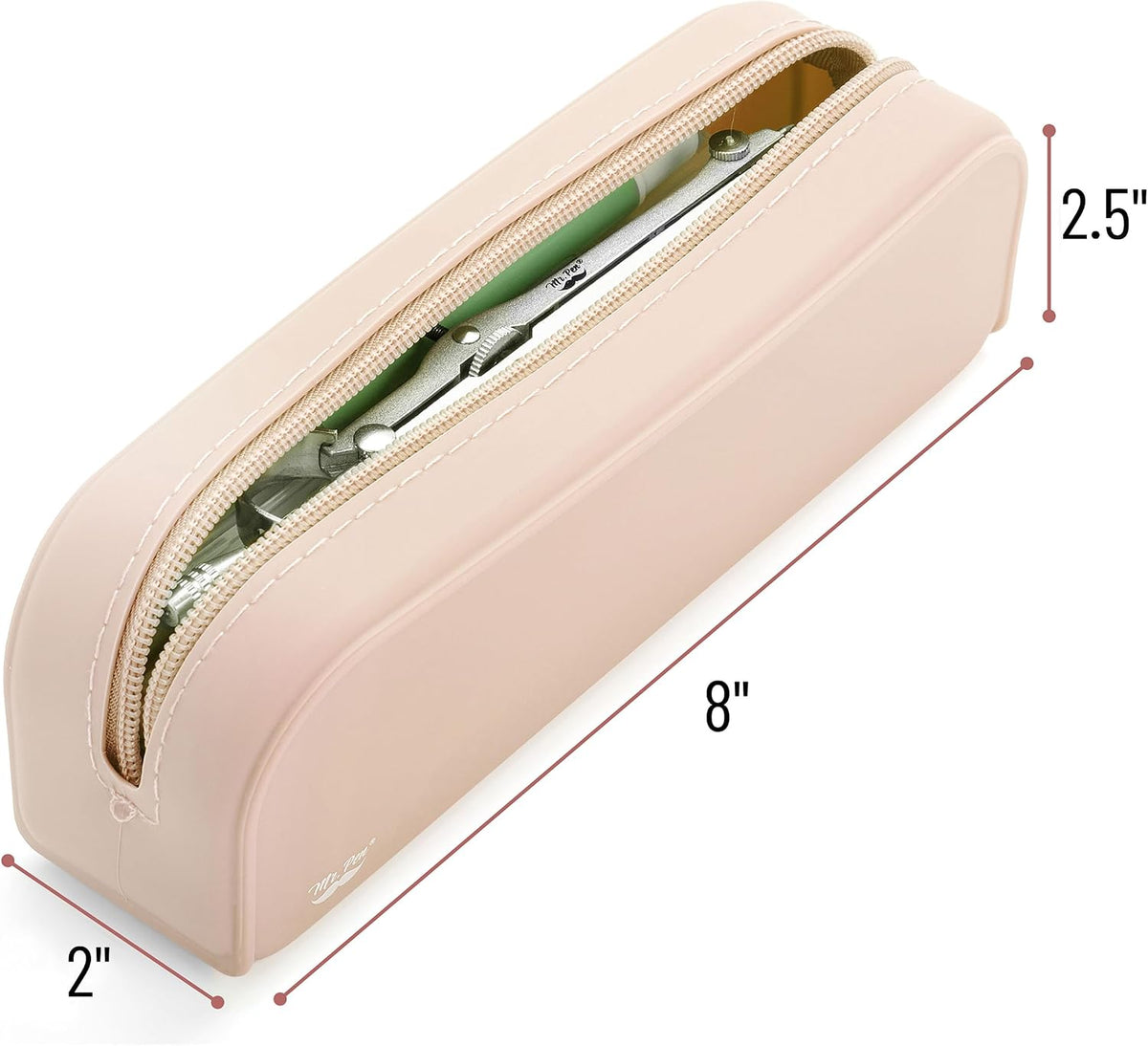 Mr. Pen Silicone Pencil Case - Detail view