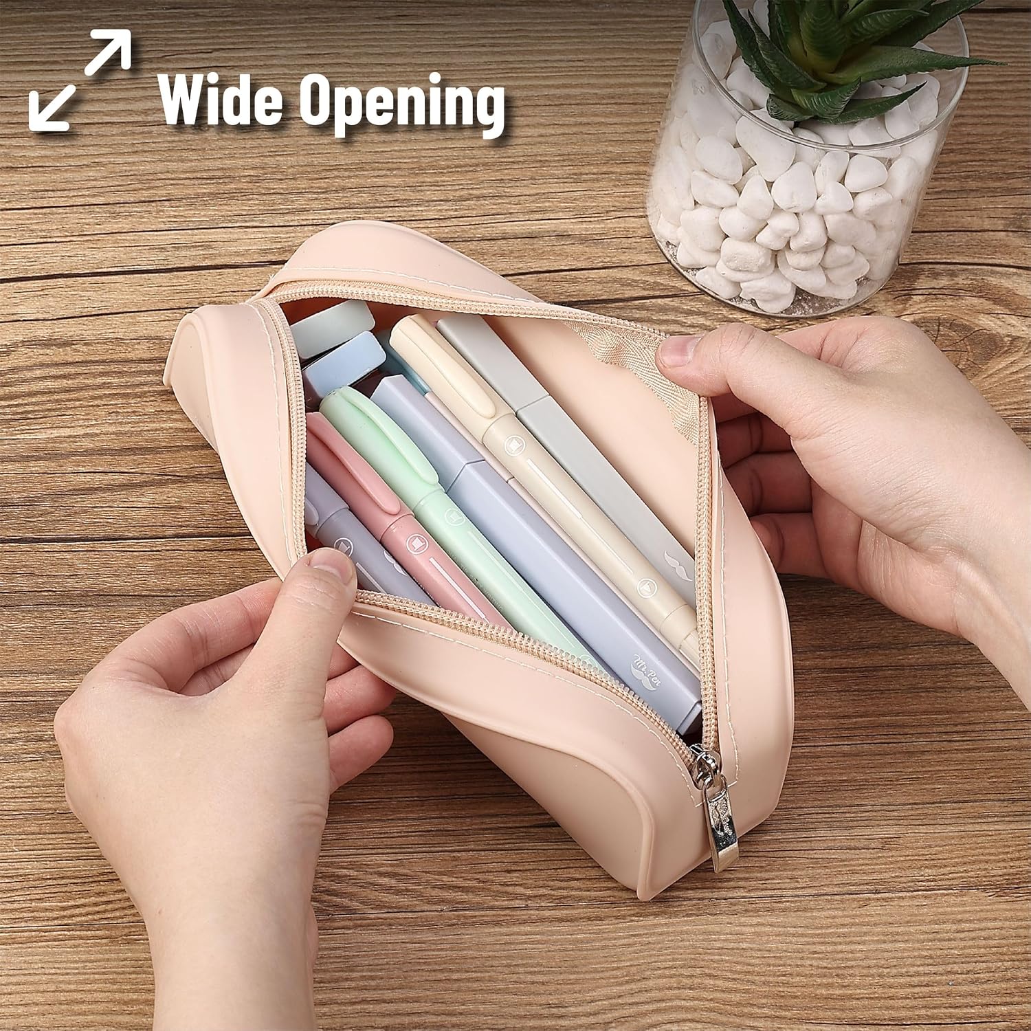 Mr. Pen Silicone Pencil Case - Size reference